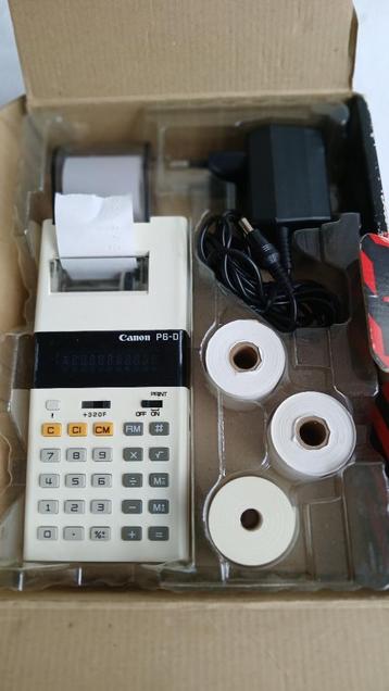 Cannon vintage rekenmachine met roller beschikbaar voor biedingen