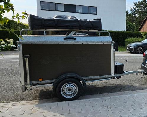 Gesloten aanhangwagen / bagagewagen 750kg powertrailer, Auto diversen, Aanhangers en Bagagewagens, Zo goed als nieuw, Ophalen