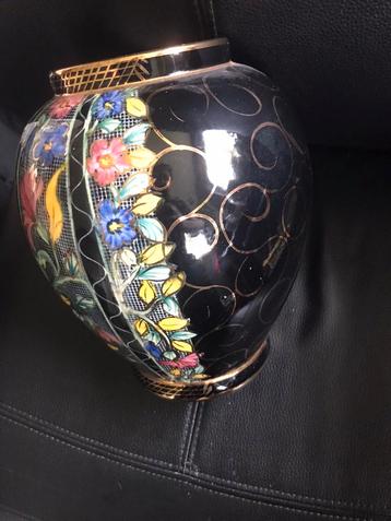 Vase noir Hubert béquet quaregyon 