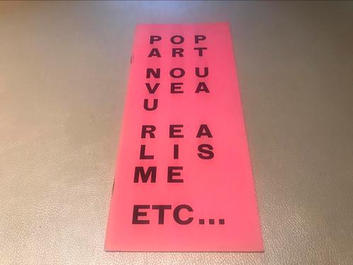 Pop Art Nouveau Réalisme jaren 60, 50pag, Boeken, Kunst en Cultuur | Beeldend, Zo goed als nieuw, Schilder- en Tekenkunst, Ophalen of Verzenden