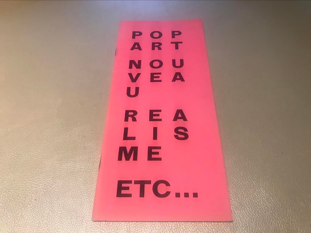 Pop Art Nouveau Réalisme jaren 60, 50pag, Boeken, Kunst en Cultuur | Beeldend, Zo goed als nieuw, Schilder- en Tekenkunst, Ophalen of Verzenden
