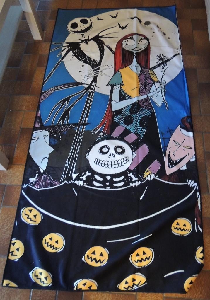 Serviette de plage Jack Skellington, Maison & Meubles, Salle de bain | Linge de bain & Accessoires, Serviette, Enlèvement