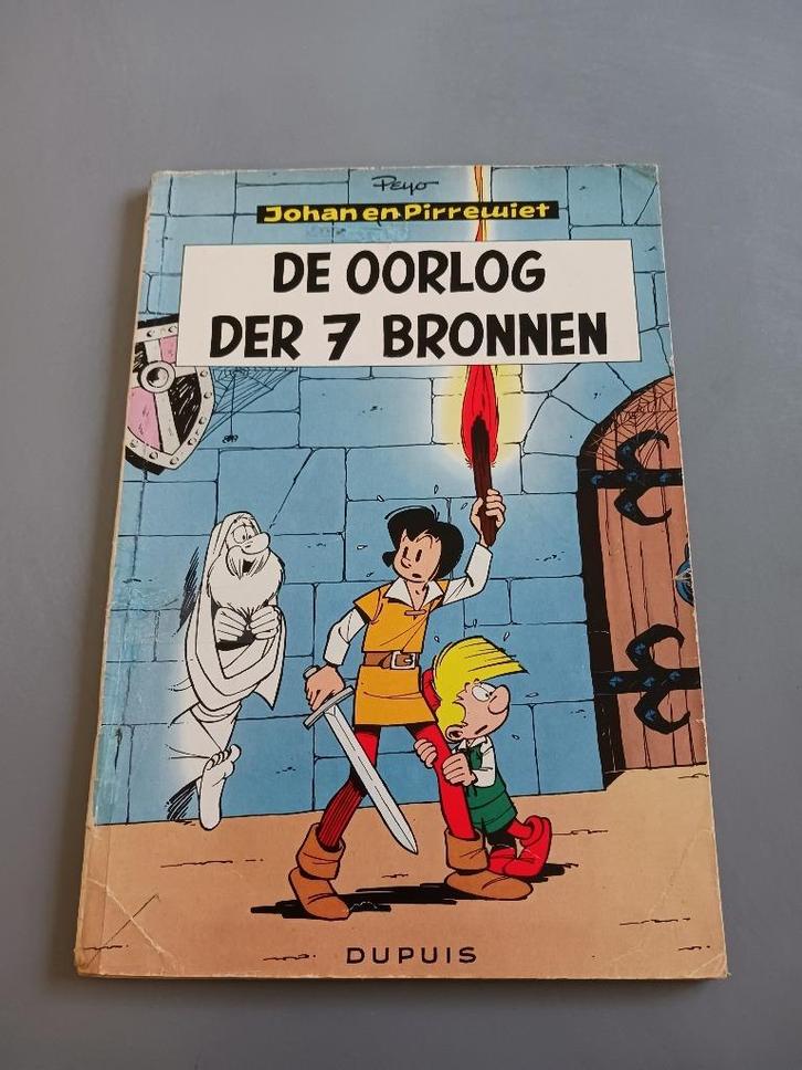 Johan & Pirrewiet Oorlog der 7 Bronnen, 1ste druk, gde staat, Boeken, Stripverhalen, Ophalen of Verzenden
