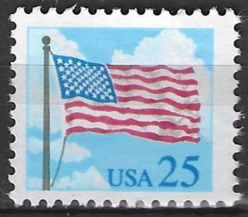 USA 1988 - Yvert 1810 - Vlag en Cumulus of stapelwolken (ST), Postzegels en Munten, Postzegels | Amerika, Gestempeld, Verzenden