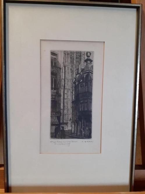 ETS OLV Toren J. GORUS, Antiek en Kunst, Kunst | Schilderijen | Klassiek, Ophalen