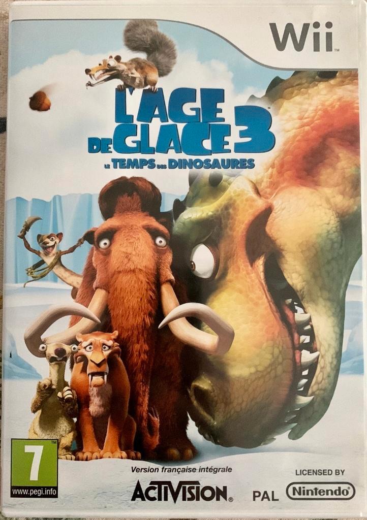BXL  Jeu WII L'AGE DE GLACE 3, Consoles de jeu & Jeux vidéo, Jeux | Nintendo Wii, Utilisé, Enlèvement ou Envoi