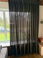 Gordijnen antraciet als nieuw 5 banen 240 x 700 cm als nieuw, Enlèvement, Comme neuf