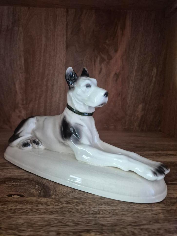 Dogue allemand vintage, Collections, Statues & Figurines, Animal, Enlèvement ou Envoi