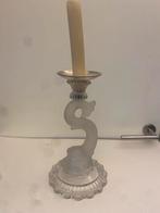 Origineel Baccarat met zilveren kraag ( compleet )., Antiek en Kunst, Antiek | Kandelaars, Ophalen of Verzenden