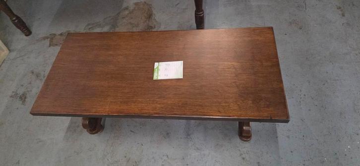 Eiken salontafel, Huis en Inrichting, Tafels | Salontafels, Zo goed als nieuw, Ophalen