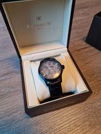 Mechanisch herenhorloge earnshaw, Handtassen en Accessoires, Horloges | Heren, Polshorloge, Ophalen, Overige merken, Leer