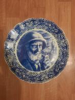 Assiette Delft 15"" BOCH LA LOUVIÈRE BELGIQUE DELFT CAPITAIN, Enlèvement