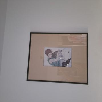 Egon Schiele shilderij  beschikbaar voor biedingen
