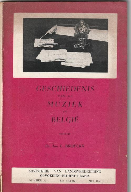 Geschiedenis van de muziek in België, Boeken, Muziek, Ophalen of Verzenden