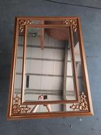 Glazen Spiegel met Luxe Ornament Kader – Goud 111.5x78.5 cm, Ophalen, Rechthoekig, 50 tot 100 cm, 100 tot 150 cm