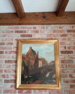 Prachtig, antiek, Brugs schilderij, Antiek en Kunst, Ophalen