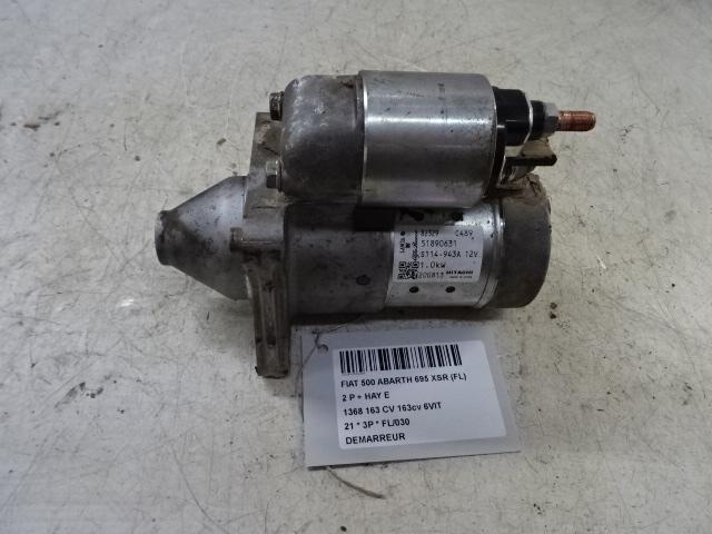 STARTMOTOR Abarth 500 / 595 / 695 (01-2008/-) (51890631), Auto-onderdelen, Motor en Toebehoren, Overige automerken, Gebruikt