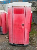 Toilet unit rood en geel, Ophalen, Gebruikt, Toilet