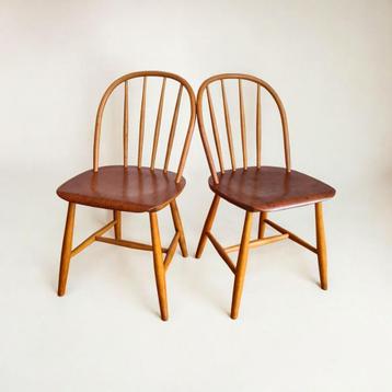 Nesto rietenstoelen 2, Nassjo stolsfabrik, Zweden1960s.  beschikbaar voor biedingen