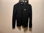 Moncler polo let lange mauwen, Kleding | Heren, Polo's, Ophalen of Verzenden, Zo goed als nieuw, Maat 48/50 (M), Zwart