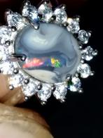 Australische opaal. Lightning ridge steen. 925 silver, Handtassen en Accessoires, Ringen, Ophalen of Verzenden, Zo goed als nieuw