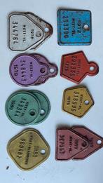 Oude fietsplaten, Ophalen, Gebruikt