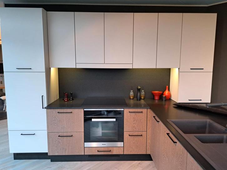 keuken, Maison & Meubles, Cuisine | Cuisines complètes, Neuf, Cuisine d'angle, Autres couleurs, Granit ou Pierre, Brillant ou Laqué