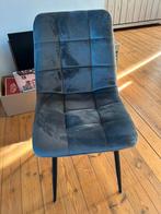 4 stoelen te koop!, Huis en Inrichting, Ophalen of Verzenden, Zo goed als nieuw, Blauw, Stof