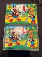 Puzzel met Mickey mouse, Goofy en Donald Duck 70 stukjes, Kinderen en Baby's, Ophalen of Verzenden, Zo goed als nieuw