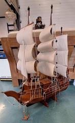 Mooi groot houten schip, zeilboot, zeilschip️️️⛵️, Hobby en Vrije tijd, Modelbouw | Boten en Schepen, Ophalen, Gebruikt