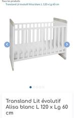 Lit évolutif enfant, Moins de 70 cm, Comme neuf, Sommier à lattes, Enlèvement