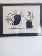 Studio Van Der Steen. Unieke tekening van Paul Geerts  1981, Antiek en Kunst, Ophalen