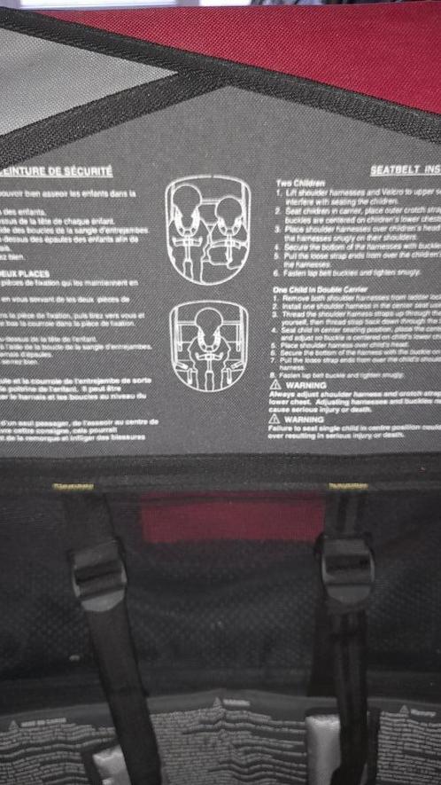 Cougar 2 Chariot fietskar, Fietsen en Brommers, Fietsaccessoires | Aanhangwagens en Karren, Gebruikt, Kinderkar, Opvouwbaar, Ophalen