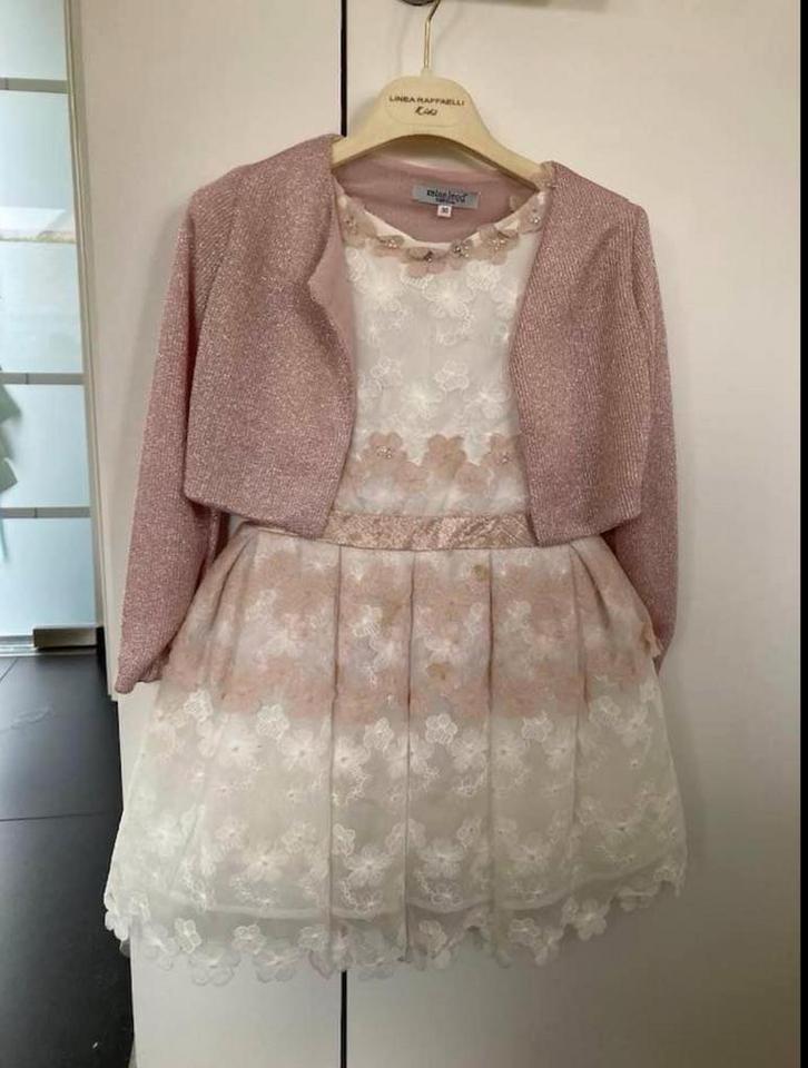 Communiekleed Linea Raffaelli + bijpassend gilet  MIs Leod, Kinderen en Baby's, Kinderkleding | Kinder-kledingpakketten, Zo goed als nieuw