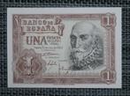 Bankbiljet 1 Peseta Spanje 1953 UNC, Ophalen of Verzenden, Overige landen, Setje