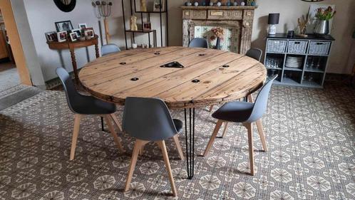 💥Plateaux de touret en bois 70 à 170cm💥, Maison & Meubles, Tables | Tables d'appoint, Utilisé, Rond, Bois, Enlèvement ou Envoi