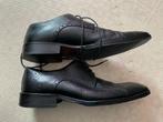 GENTLE - Chaussures à lacets classiques en cuir (taille 40), Noir, Porté, Chaussures à lacets, Enlèvement ou Envoi