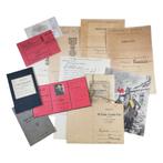 Lot de documents : vétéran de guerre belge, Enlèvement ou Envoi, Armée de terre, Autres types