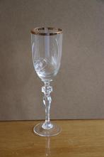 Kristal Borisov uit Belarus 6 glazen met gouden rand 190 ml, Antiek en Kunst, Antiek | Glaswerk en Kristal, Ophalen of Verzenden