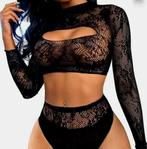 Lingerie setje in kant zwart maat 40 / 42, Kleding | Dames, ANDERE, Ophalen of Verzenden, Zwart, Setje