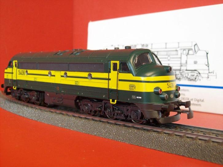 Märklin 34661 - Loco Gros Nez 5408 SNCB - HO delta DIGITAL, Hobby & Loisirs créatifs, Trains miniatures | HO, Utilisé, Locomotive