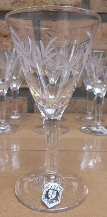 15 kristallen glazen - Doyen - België - 10 cm x 5 cm - € 60 beschikbaar voor biedingen