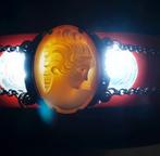 Zilveren armband met markasiet en Camee, Ophalen of Verzenden, Zilver, Armband