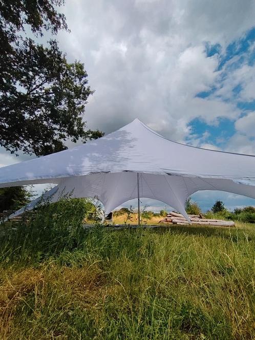 Stertent wit 16m te koop, Tuin en Terras, Partytenten, Zo goed als nieuw, Stertent, Ophalen