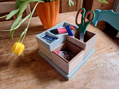 Zak/sieraden-/make-updoos, Hobby en Vrije tijd, Knutselen, Gebruikt, Knutselwerk, Ophalen of Verzenden