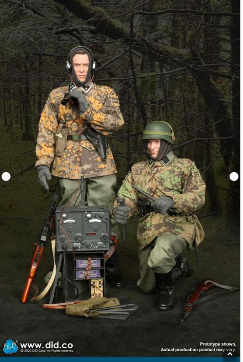 DiD 1/6 D80142 & D80143 20e Waffen-Grenadier-divisie, Verzamelen, Beelden en Beeldjes