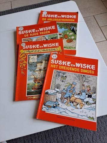 4 strips Suske en Wiske eerste druk, Boeken, Ophalen of Verzenden, Gelezen