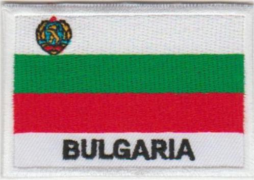 Bulgarije vlag stoffen opstrijk patch embleem, Diversen, Vlaggen en Wimpels, Nieuw, Verzenden