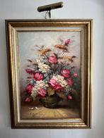 Stilleven met bloemen, incl. lijst - opruiming, Antiek en Kunst, Kunst | Schilderijen | Klassiek, Ophalen