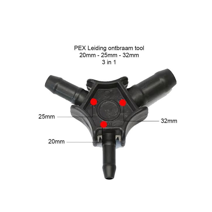 Ébavureur de tubes PEX 20 mm-25 mm-32 mm 3 en 1, Hobby & Loisirs créatifs, Bricolage, Neuf, Outillage ou Accessoires, Enlèvement ou Envoi